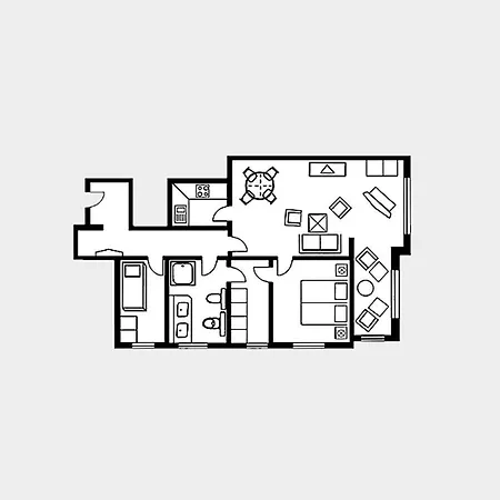 Apartment Strandvillen - Mit Meerblick Und 2 Schlafzimmern Sv-559